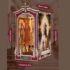 Mini Catedral Book Nook + Frete Grátis