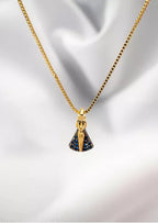 Colar Mini Nossa Senhora Aparecida - Luxo e Devoção