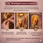 Mini Catedral Book Nook + Frete Grátis