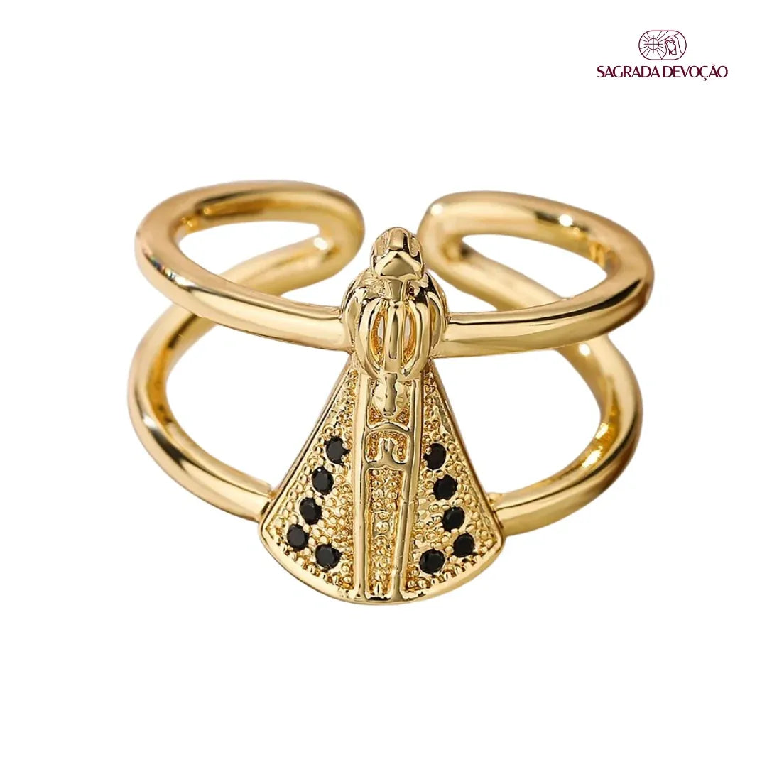 2 Colares de Nossa Senhora Aparecida + Anel de Nossa Senhora Aparecida