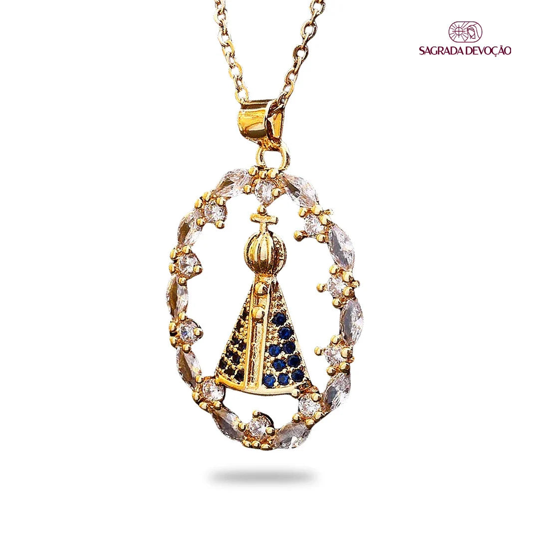 Colar Nossa Senhora Aparecida - Proteção Celeste